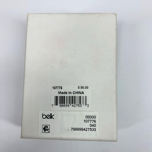 Belk She Believed She Could Braided Wrap Charm Bracelet w/Deer Charm Silver NIB - Picture 6 of 6